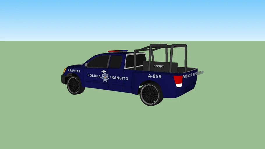 PATRULLA DE LA POLICIA DE TRANSITO   NISSAN TITAN
