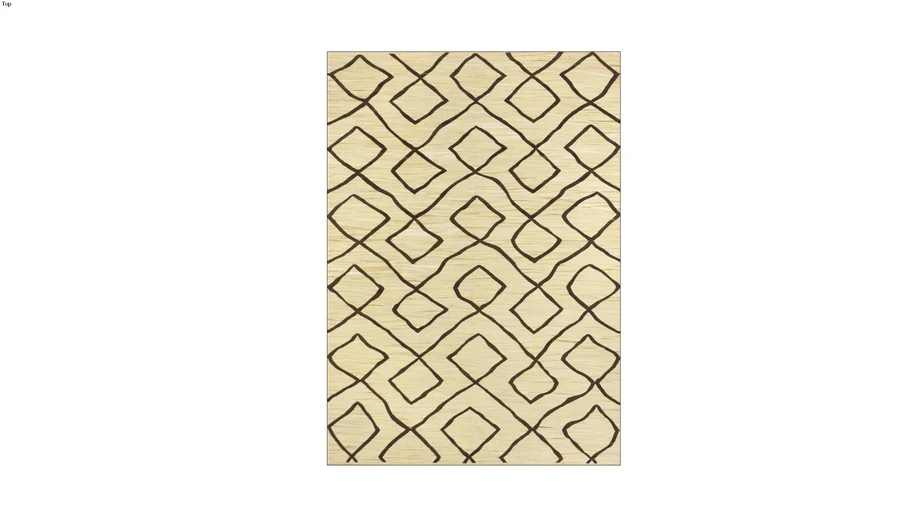 Tapete Kilim Izmir Etnico 6 Beige Brown - by Kamy