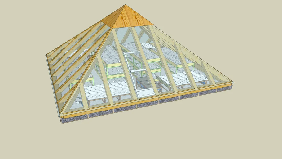 Pyramid Greenhouse Garden 2