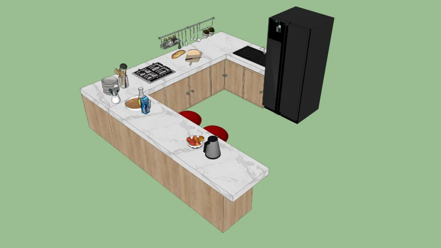 Modern Kitchen Platform