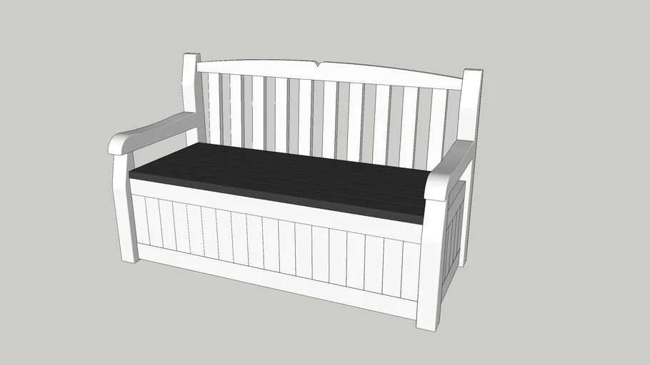 Banco Arcón Exterior PVC