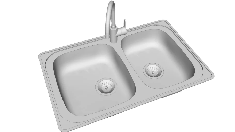 COCINA TARJA DOBLE LAVAPLATOS