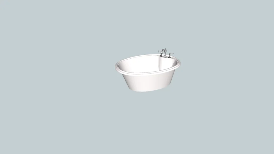Oval Bahtub 60" x 36" x 24"