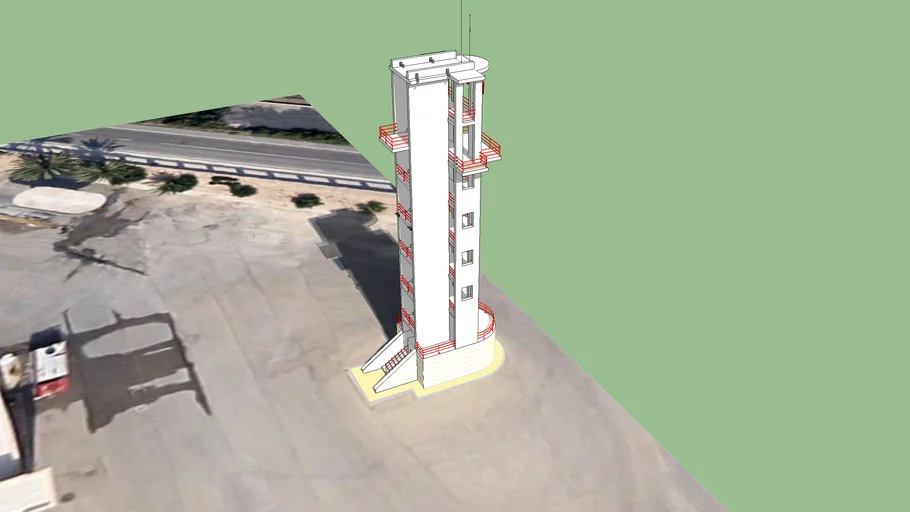 Torre de entrenamiento del Parque de Bomberos de Elche - Training tower of Fire Station of Elche city.