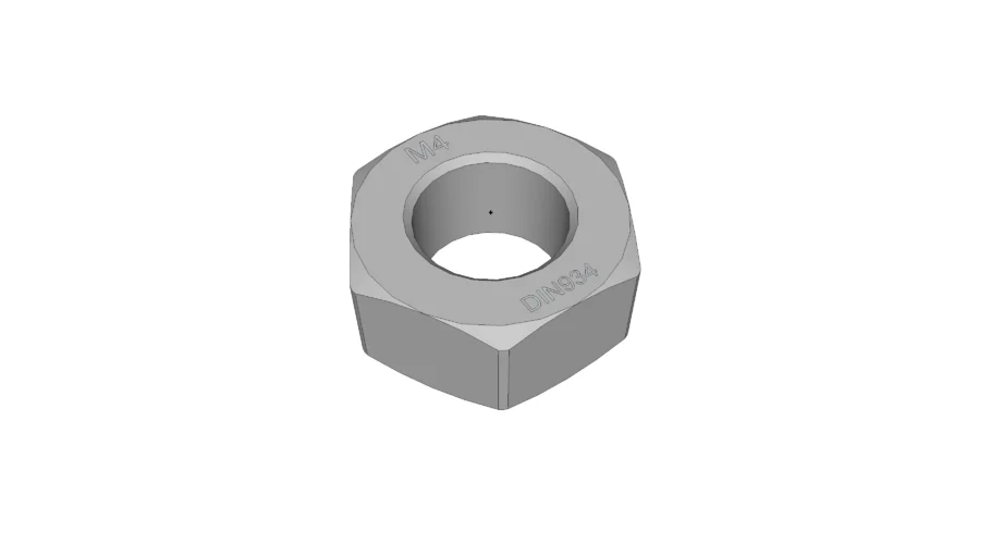 Mutter, Nut, M4, DIN934