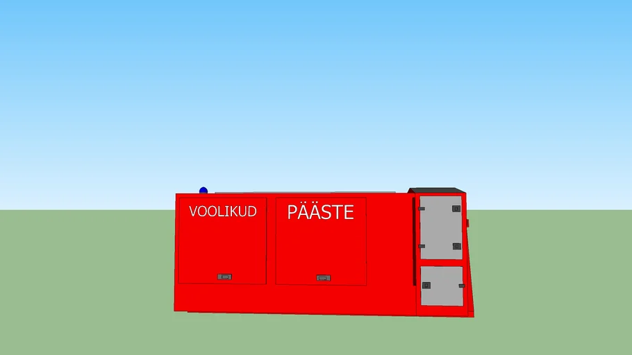 Estonian fire brigade container
