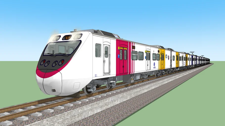 台鐵EMU800區間車 (JR四國8000系彩繪)