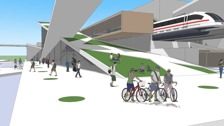 Maglev Station | 3D Warehouse