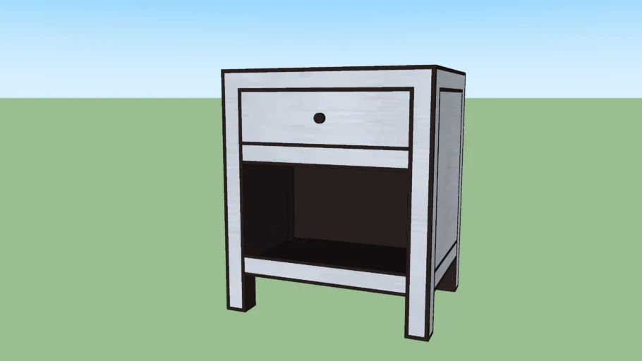 pottery barn marnie mirrored bedside table