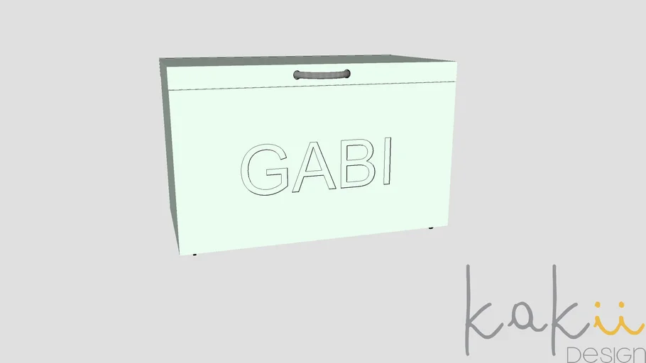 BAÚ COM RODÍZIO PERSONALIZADO