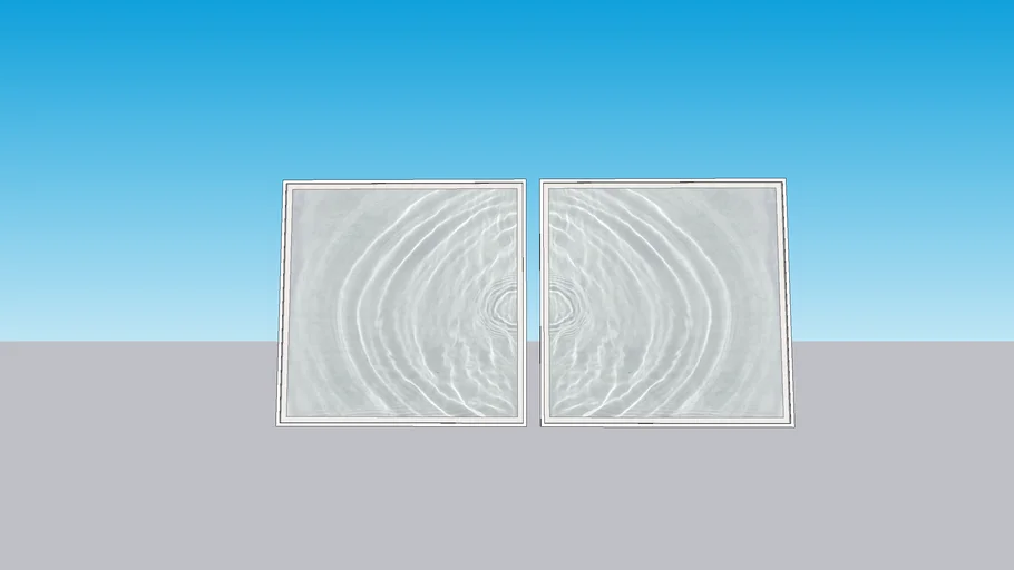 natural curiosities - ripple diptych