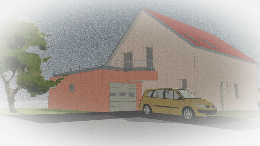 Projet de maison individuelle T4 R + Combles
