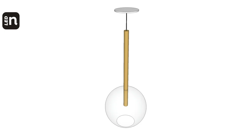 PENDENTE COM GLOBO ABERTO 1m