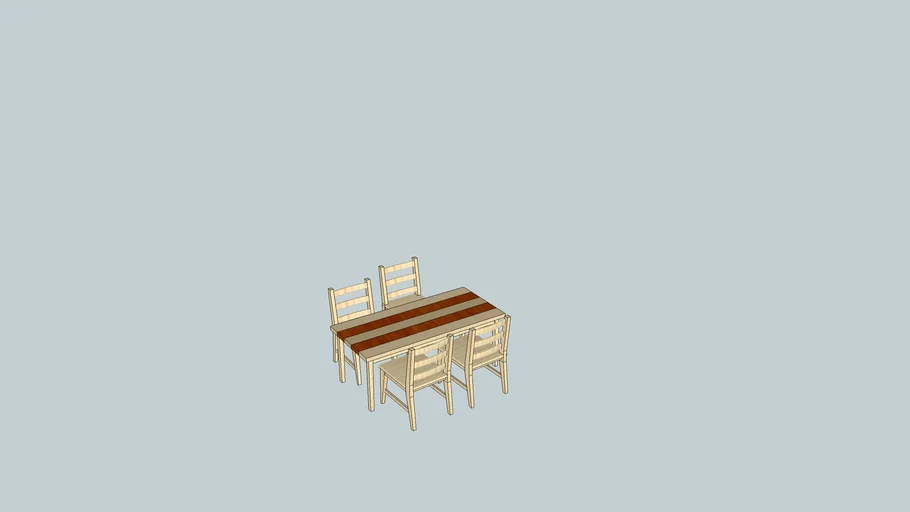 Dining table set | 3D Warehouse