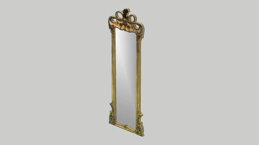 Gold Filigree Mirror