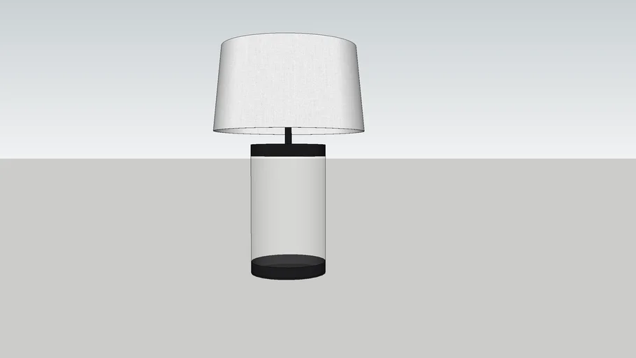 GLASS TABLE LAMP