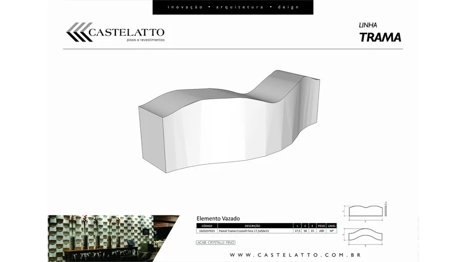 revestimento castelatto, Trama
