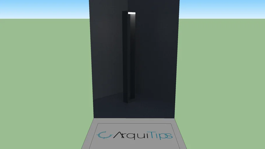 LAMPARA DE PISO EXTERIOR