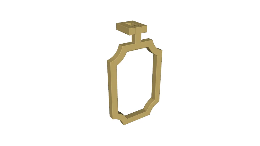 Hinged Drop Cabinet Pull | 3D Warehouse