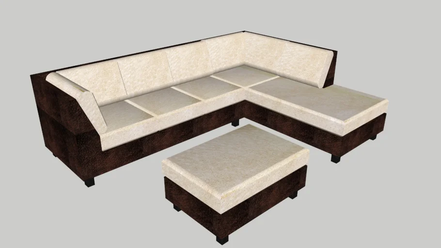 Microfiber Sectional Couch with Chaise Lounge