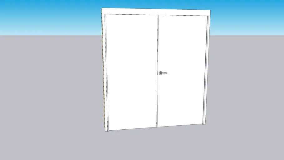 SEM Installation Room Steel Double Door 80hx72w