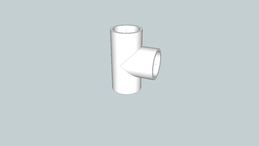 1-1/2 inch PVC Tee
