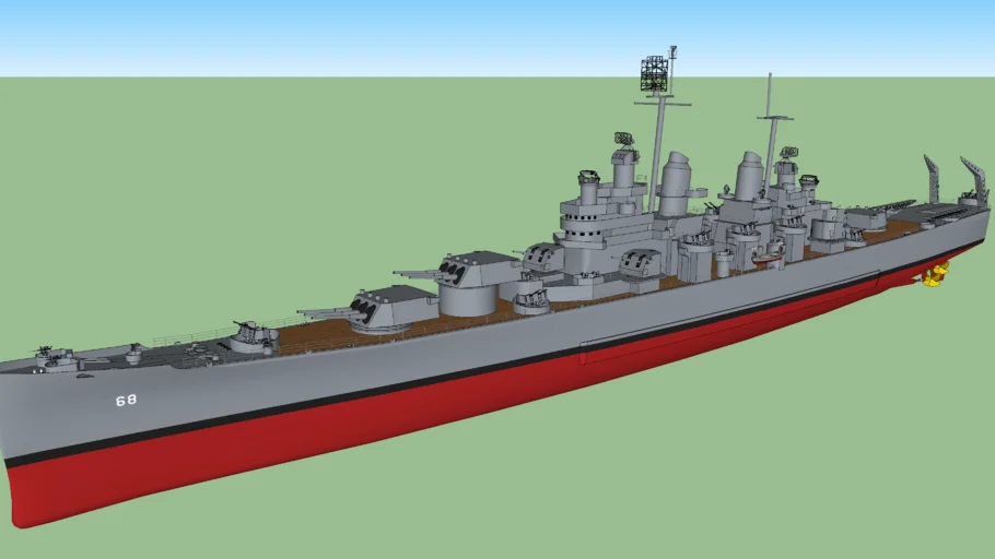 (WIP) USS CA-68 Baltimore class heavy cruiser / ボルチモア級重巡洋艦