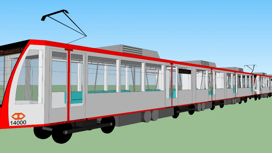 LRT 1 5th Generation Train (5G) (CRRC Siemens 14000 Series) LRTA 14000 Class