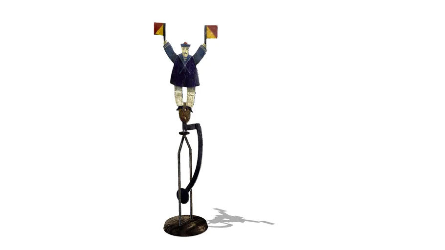 Antique Sailor Balance Toy