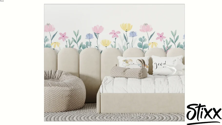 Adesivo Decorativo de Parede Floral FLORATTA