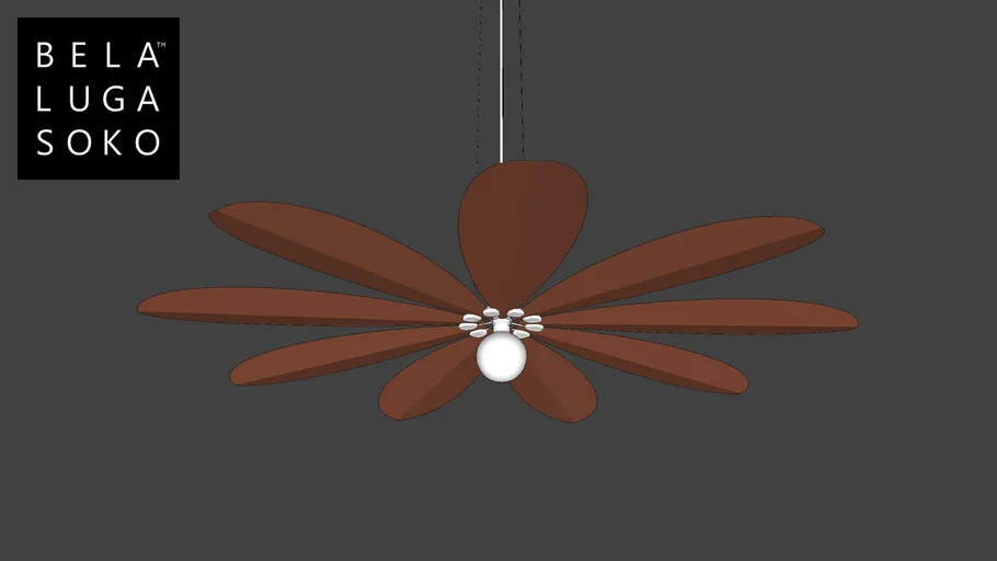 Pendant lamp _ MAGNOLIA 1,7m Copper Gold Anodised _ light fixture