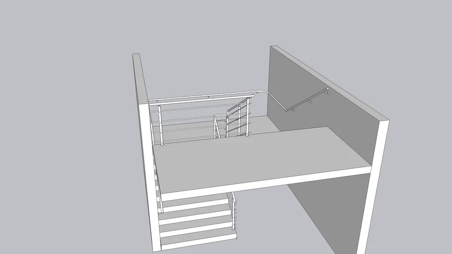 Barandas escaleras y pasamanos
