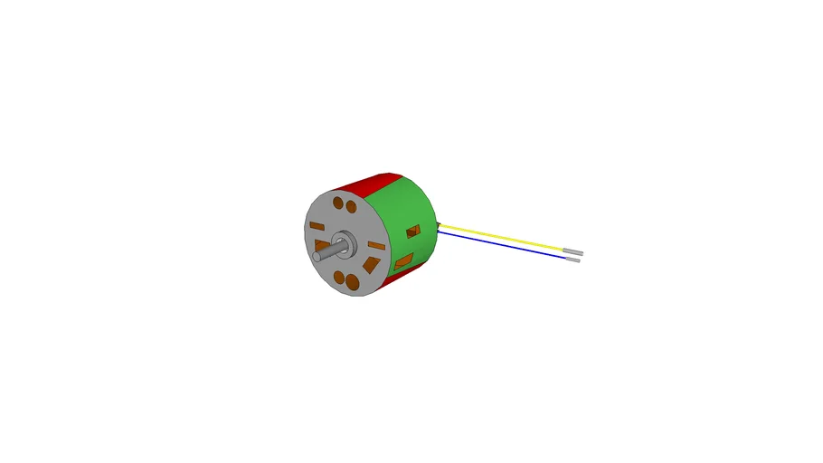 brushed rc car motor | 3D Warehouse