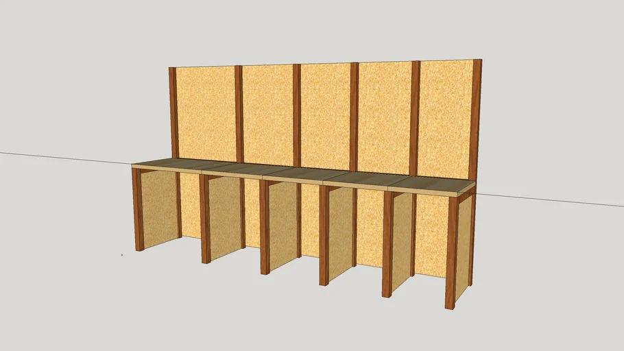 Werkbank OSB15mm, Kantholz60x60, Multiplex Buche 40mm