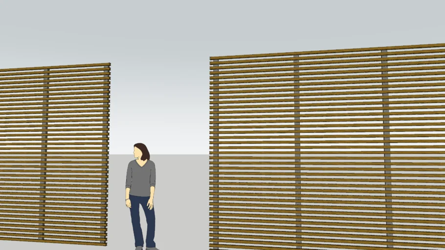 Folding Wooden louvers - Window blinds - Sun Shading
