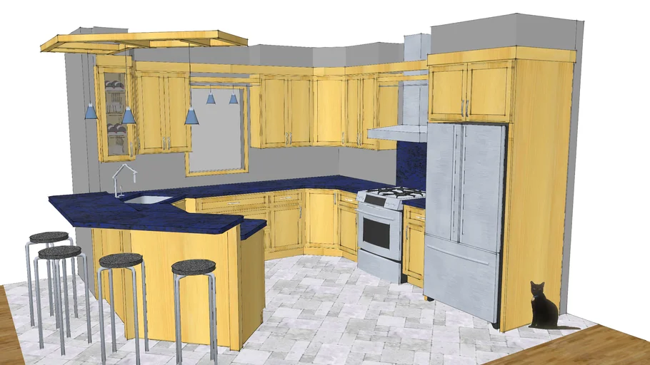 Modern Kitchen | 3D Warehouse