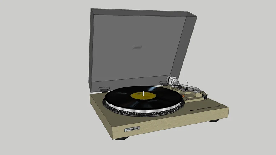 Pioneer PL-516 Turn Table (Opened cover)