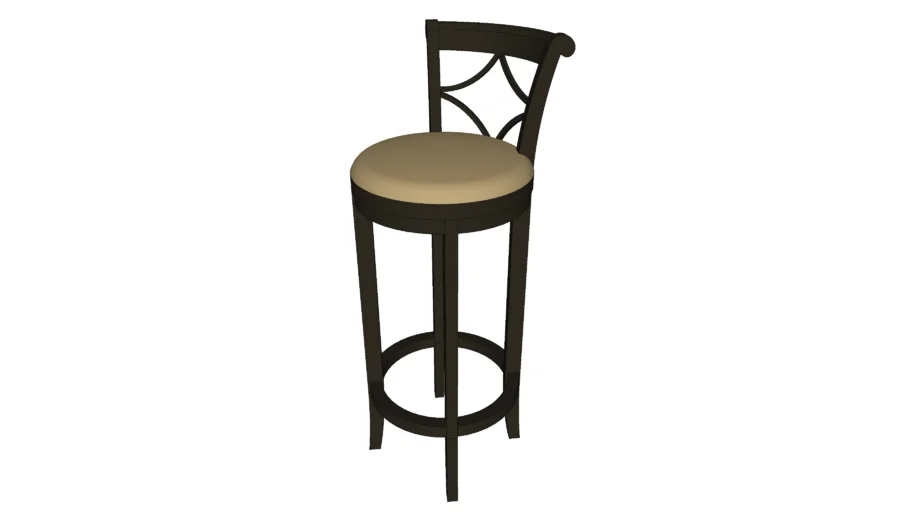 Classic Wooden Bar Stool