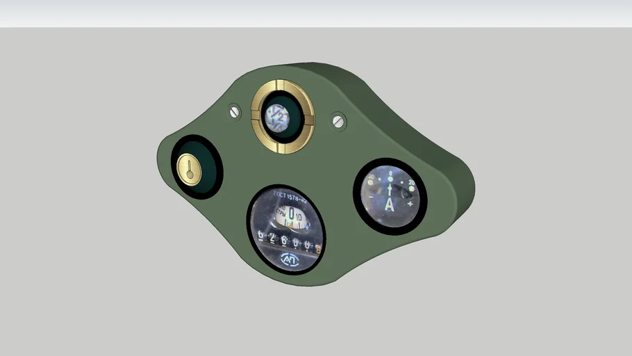 GAS-AA. Instrument panel