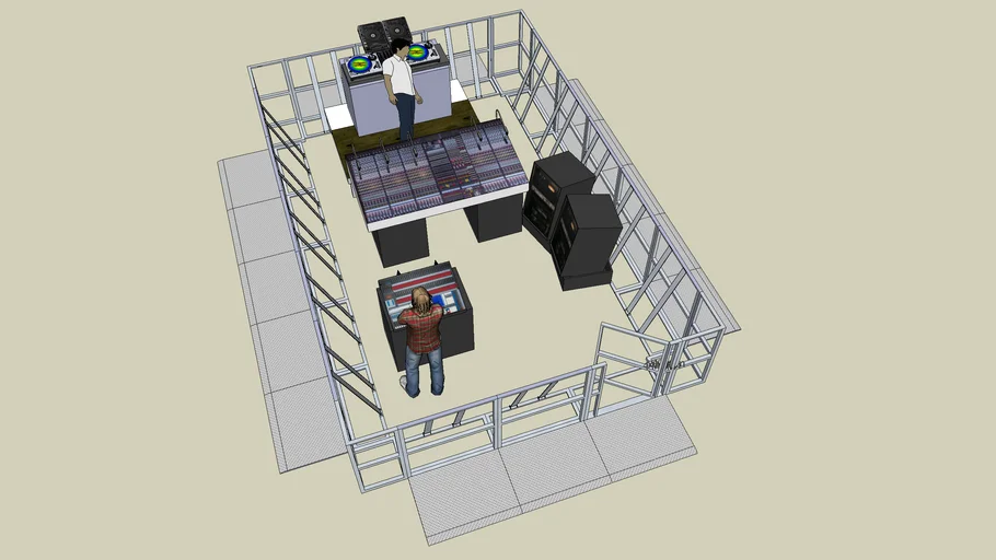 FOH+baricade+mixer untuk layout