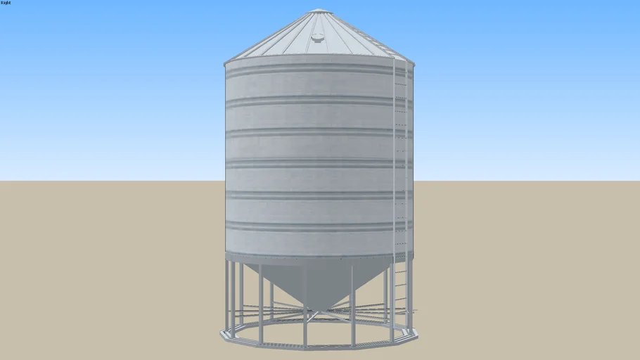 GE 52m3 Elevated Silo