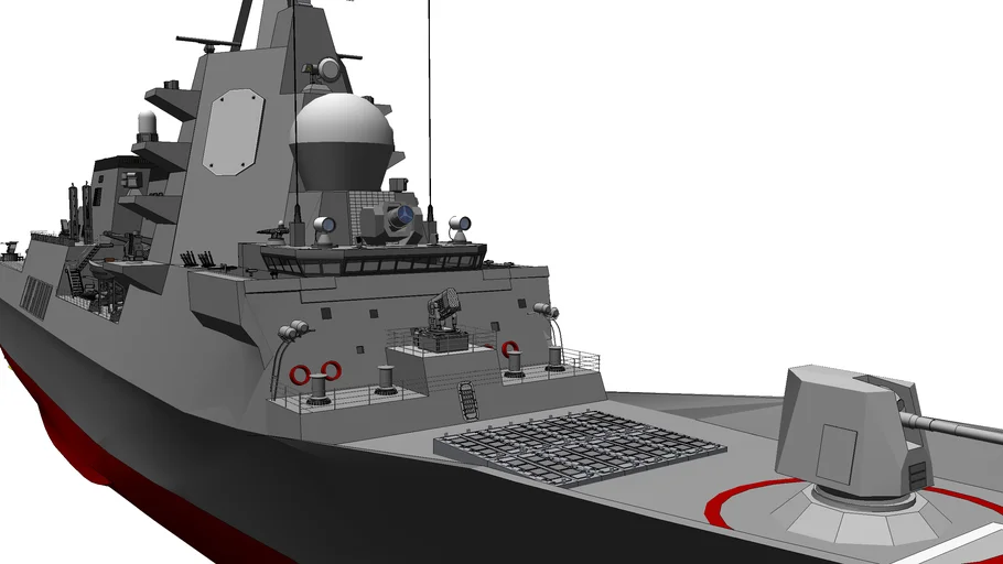 Alvaro de Bazan/ Hobart class destroyer (Modified)
