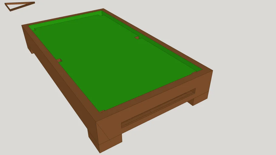 mini pool table | 3D Warehouse