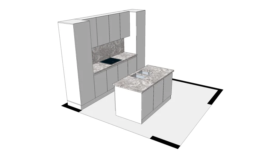 Full detailed kitchen with dynamic components | 3D Warehouse