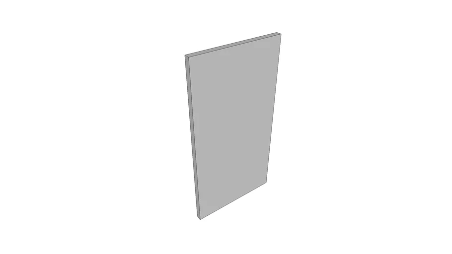 Wall Cabinet Single Filler – multi doors styles – dynamic kitchen cabinets – parametric dimensions – Mebel Rust ®)