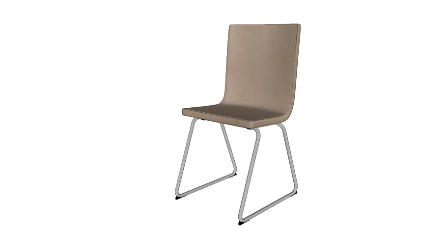 LILLÅNÄS Chair, chrome-plated/grann beige