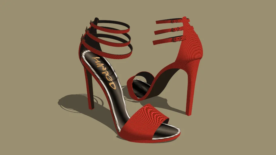 "Gucci"... 3 Strap Heel's.. 4 of 5 Colours..