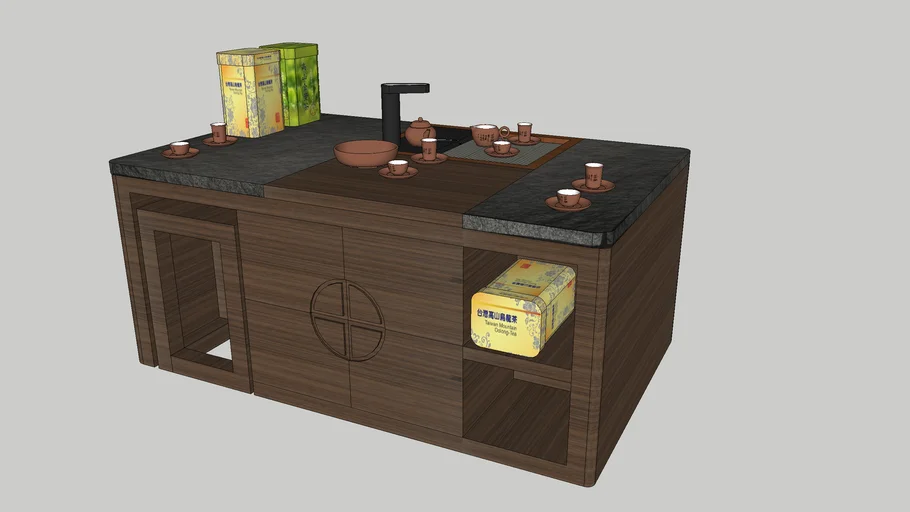 Chinese style tea table