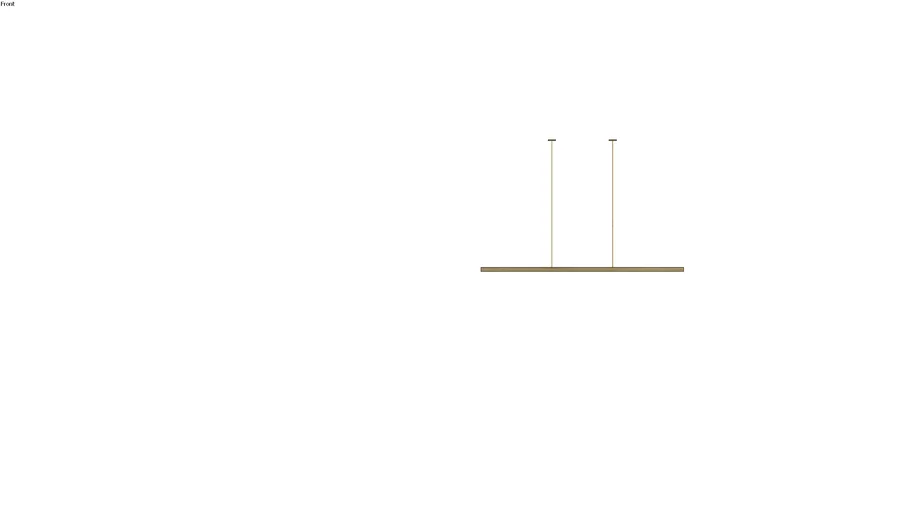 Linear Brass Pendant light