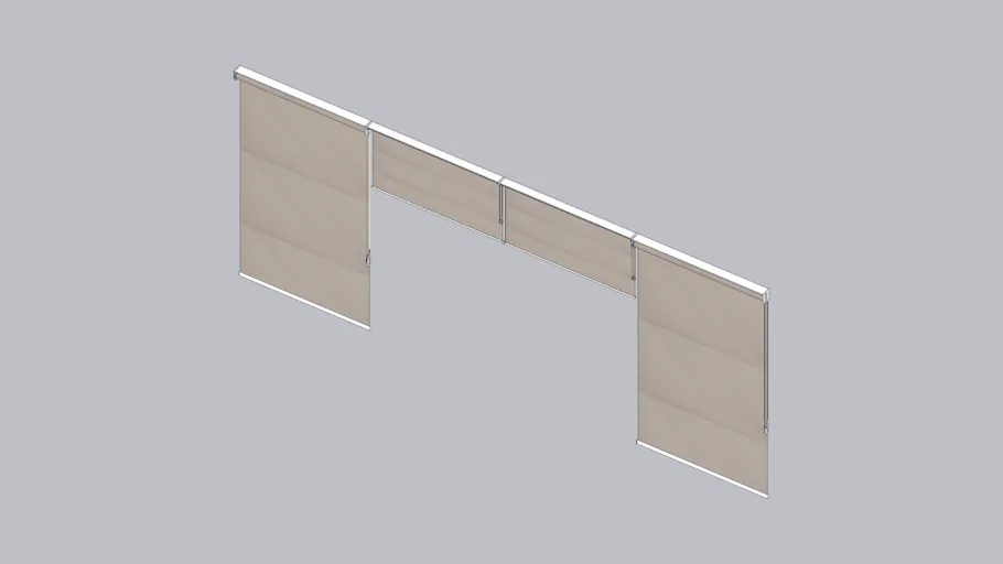 Roller Blinds x 4 (Beige)